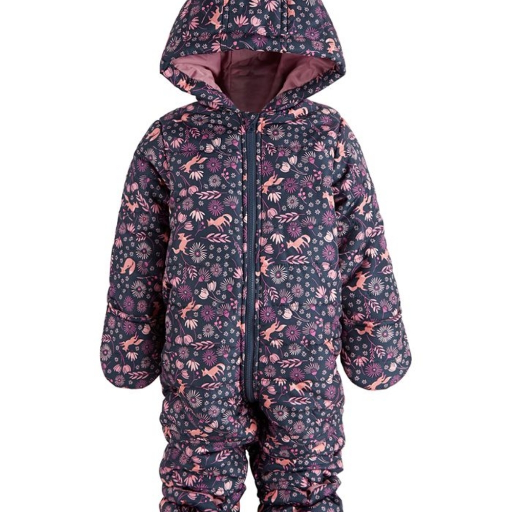 Floral Fox Snowsuit 0-3 month
